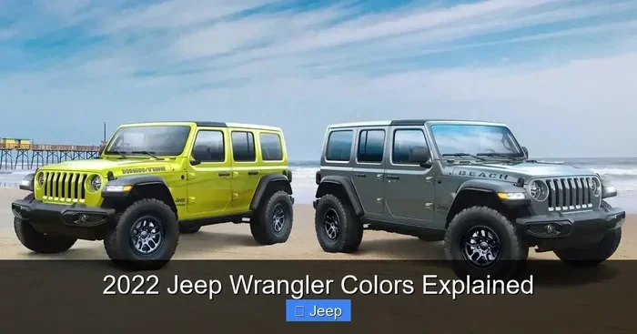 2022 Jeep Wrangler Colors Explained Find Your Perfect Match