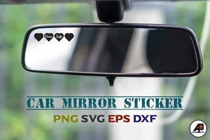 Creative Car Mirror Sticker Design Ideas You Will Love