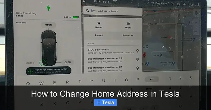 How to Change Home Address on Tesla in Just a Few Steps