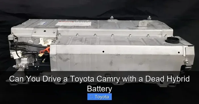 Can You Drive a Hybrid Toyota Camry With Dead Battery