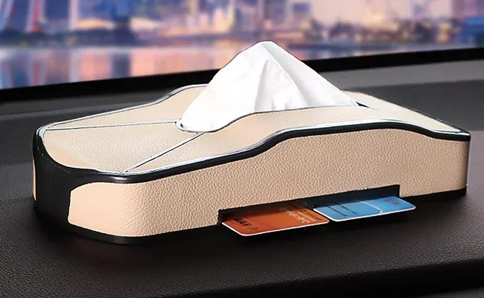 Tissue Box Holder for Car Dashboard Keep Tissues Handy